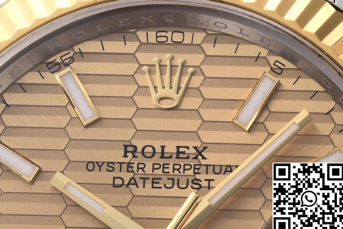 Rolex Motif Factory M126333 Datejust Clean Gold Dial 0302